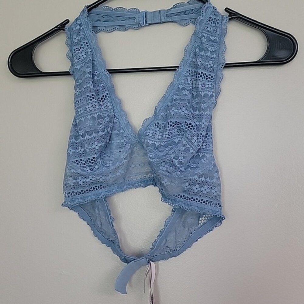 Victoria's Secret Blue Bralette Size M